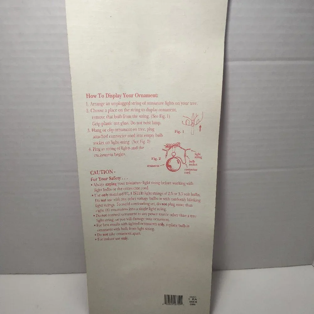 Vintage Silvestri Clip-On Candle Christmas Light NOS Model 08201 – New Old Stock